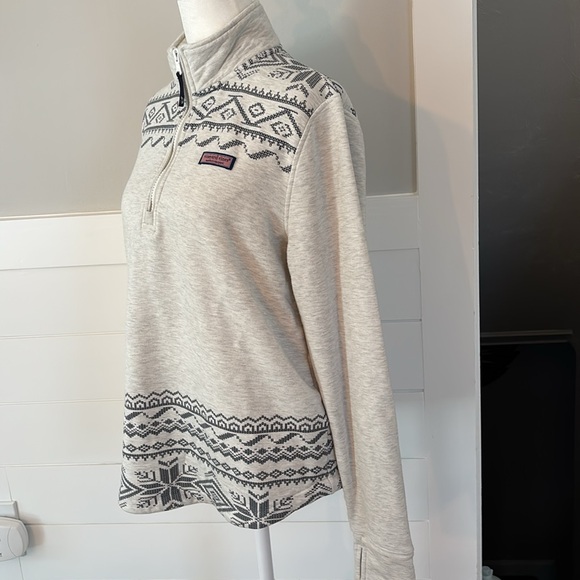 Vineyard Vines Fair Isle Shep Shirt- dream cloth - Picture 4 of 9